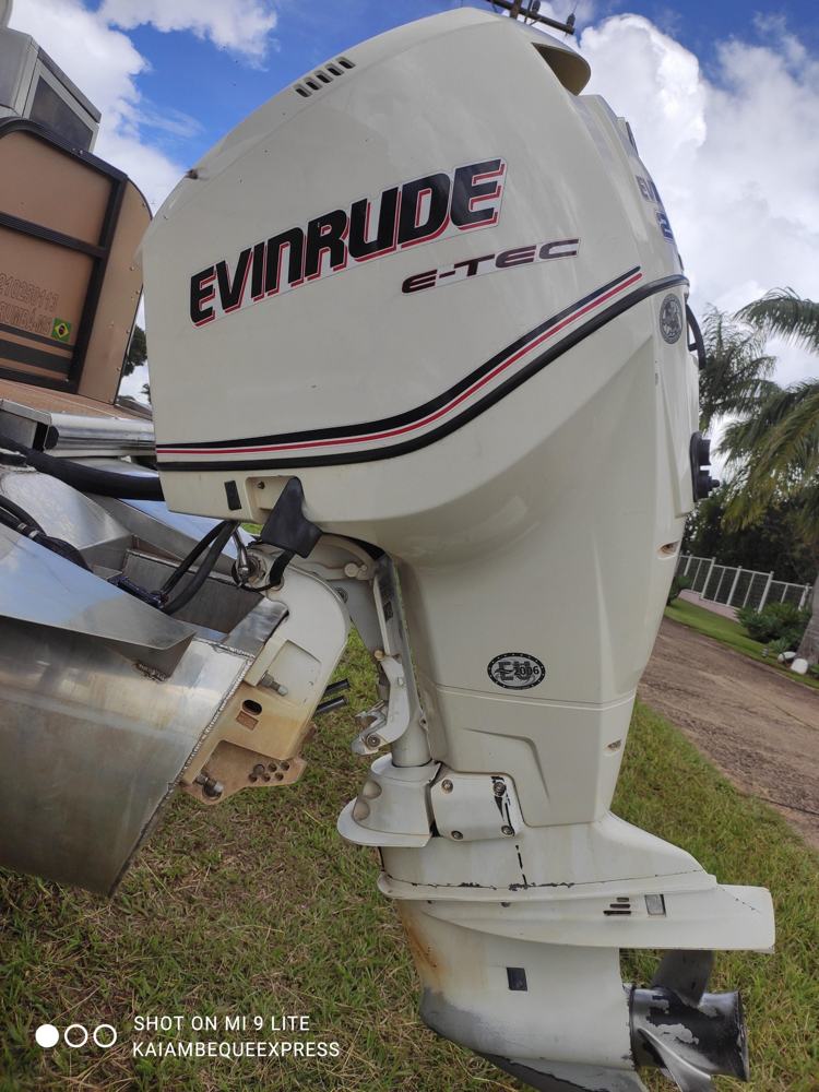 Motor Evinrude E-TEC branco